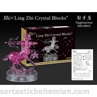 40 Pieces 3D Crystal Puzzle Blocks 12 Constellations Series 3d Puzzle Toy for Adults and Kids Brain Challenge Jissaw Puzzle Toys Pink Sagittarius B00X2BOYPQ
